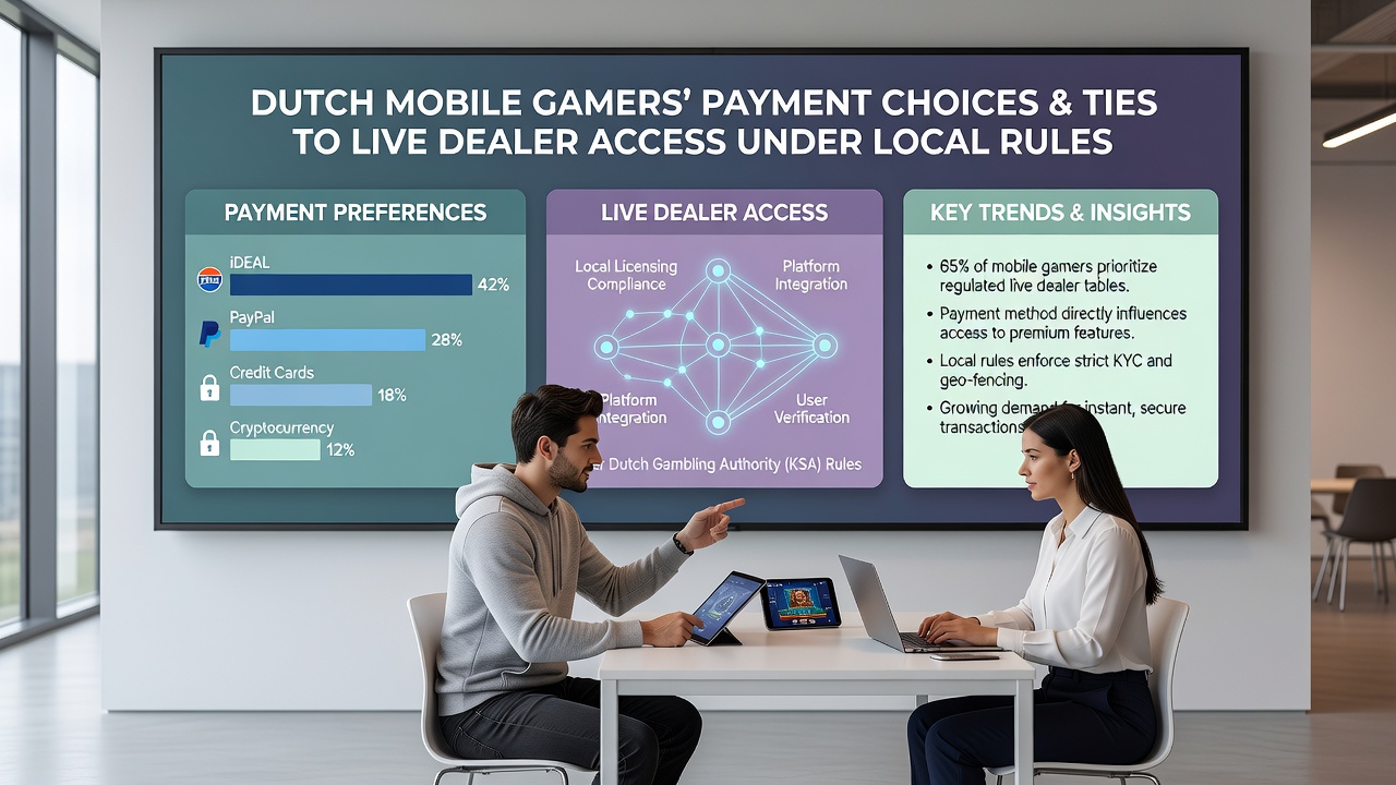 Overzicht van betaalopties en live dealer spellen voor mobiele gebruikers in Nederland